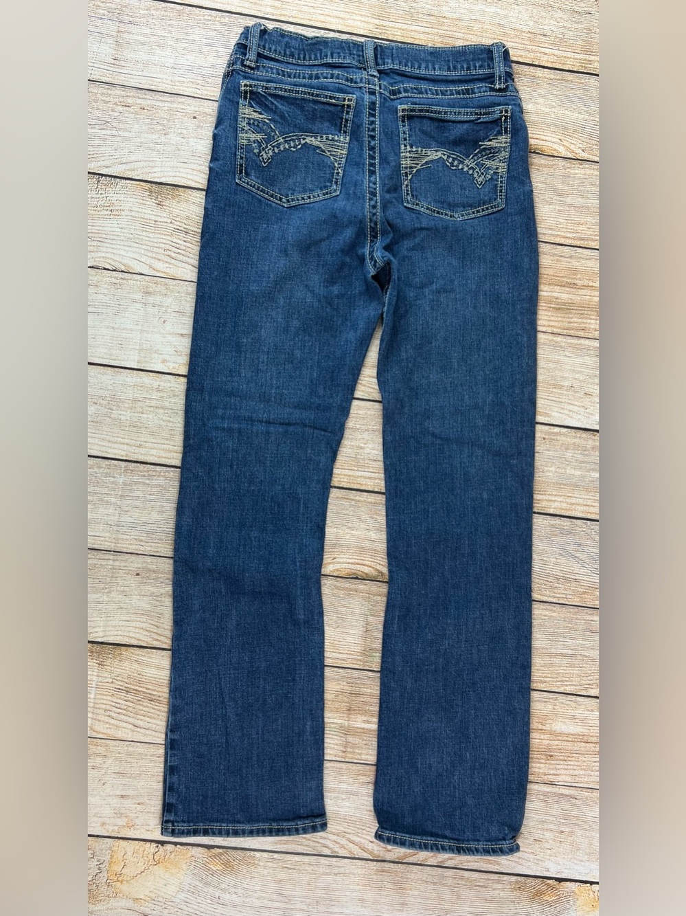 Wrangler Western 20X No 42 Denim Bootcut Jeans Boys Size 18 Regular